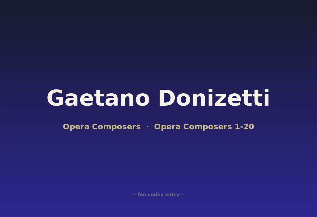 Gaetano Donizetti