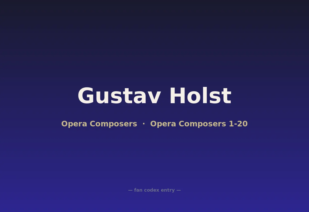 Gustav Holst