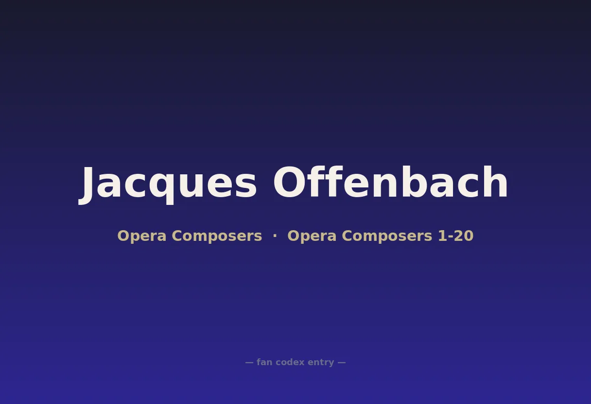 Jacques Offenbach