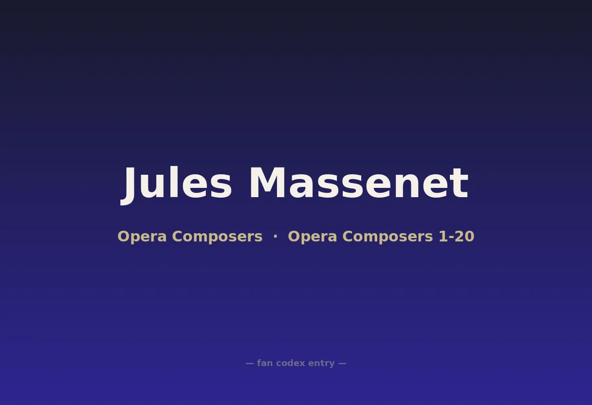 Jules Massenet