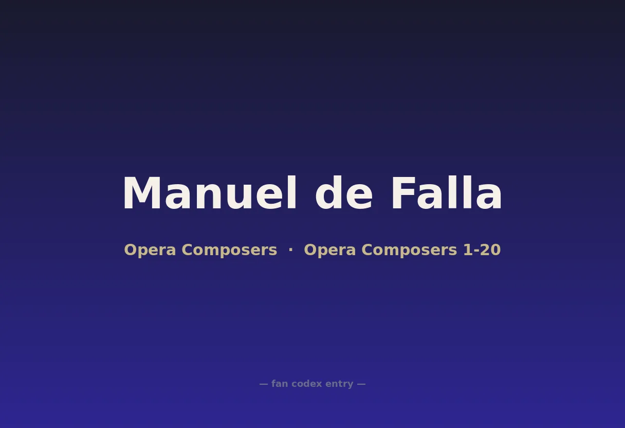 Manuel de Falla